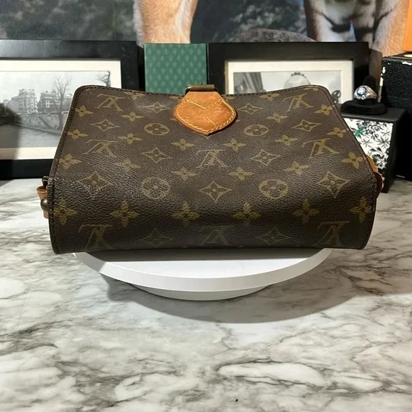 LOUIS VUITTON CARTOUCHIERE MM SHOULDER BAG PURSE MONOGRAM - Picture 7 of 17